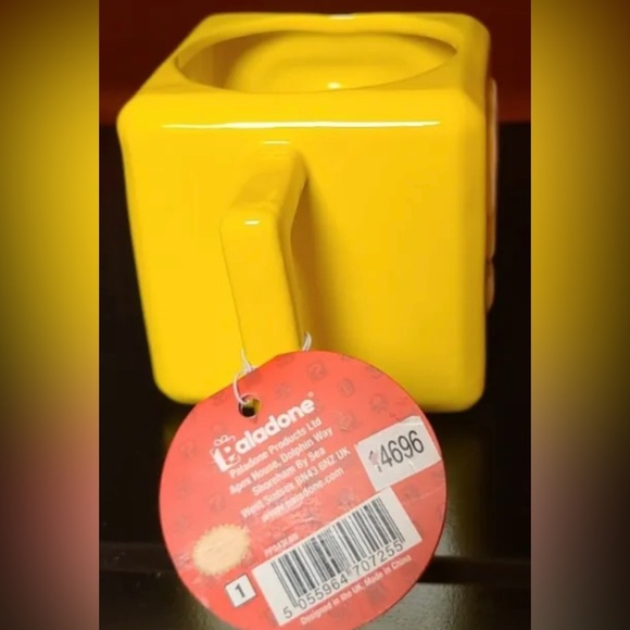 Super Mario Brothers Question Mark Block Ceramic Coffee Mug Paladone NEW! - Picture 3 of 5